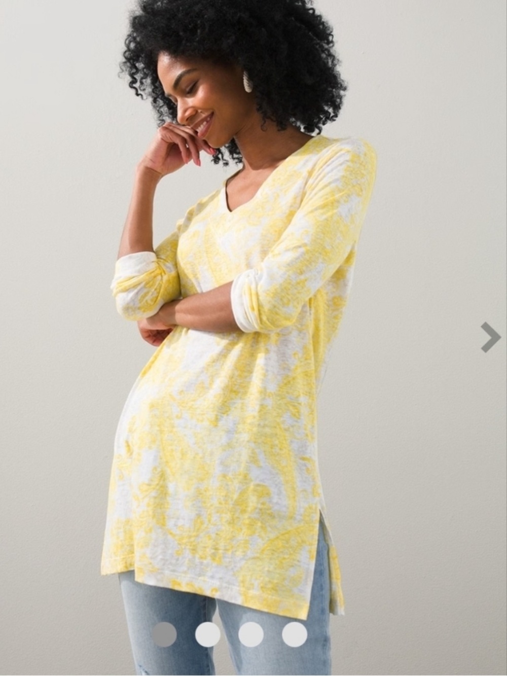 NWT Chico's Linen Knit Tunic